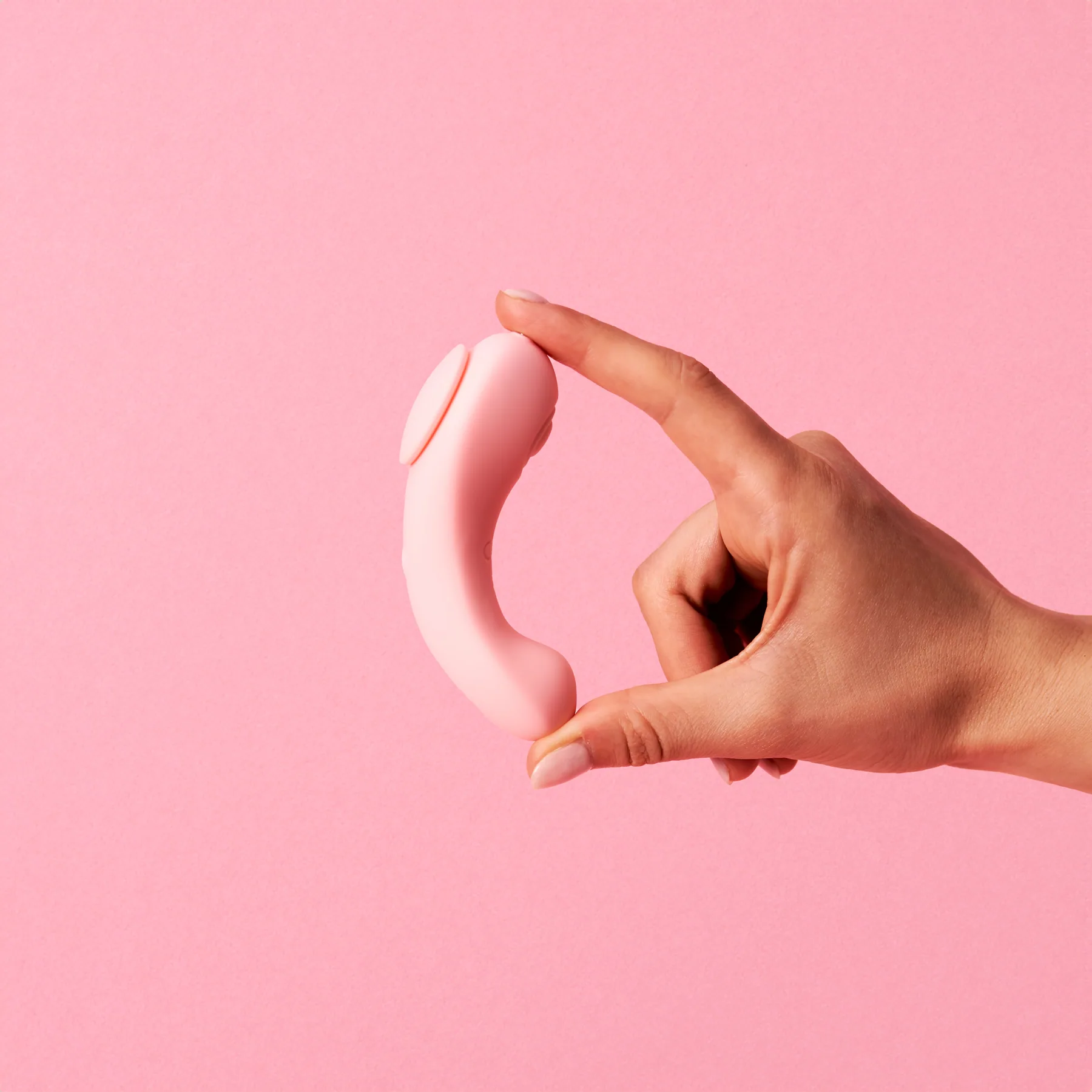 Pixie remote controlled panty vibrator — in hand
